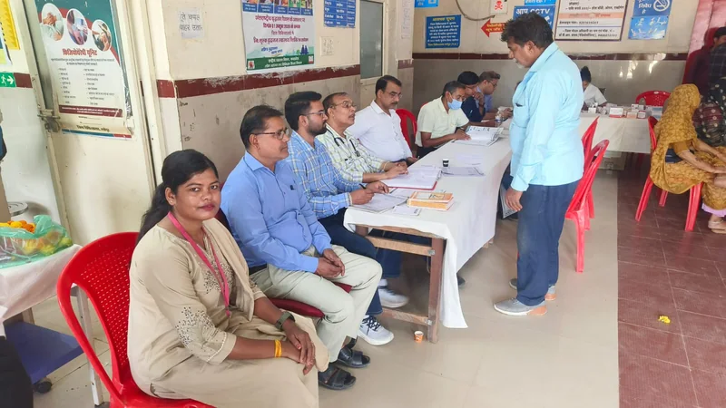 जिला चिकित्सालय में स्वास्थ्य शिविर आयोजित
