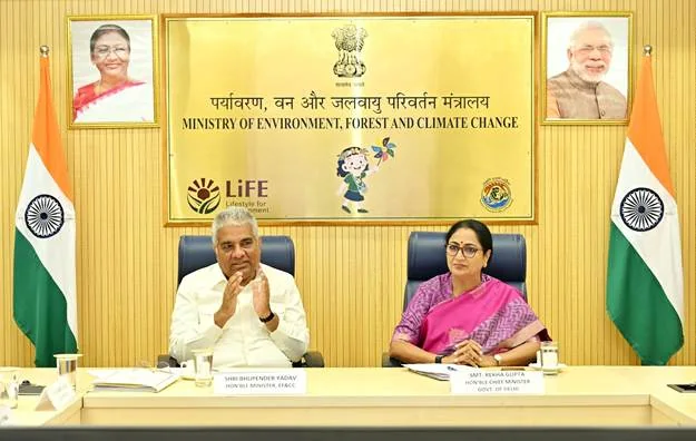 केंद्रीय पर्यावरण मंत्री ने मुख्यमंत्री श्रीमती रेखा गुप्ता के साथ दिल्ली की वायु प्रदूषण शमन कार्ययोजना की…
